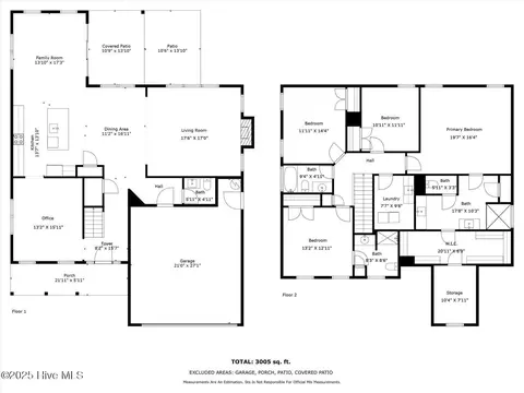 Floorplan - 201 E Barred Owl Dr, Hampstead, NC 28443 photo 1 of 1