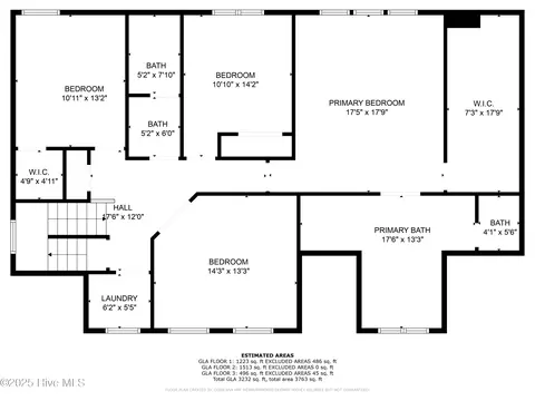 Floorplan - 10 E Cloverfield Ln, Hampstead, NC 28443 photo 2 of 7