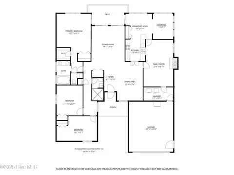 Floorplan - 90 Ridgewood Rd, Pinehurst, NC 28374 photo 1 of 2