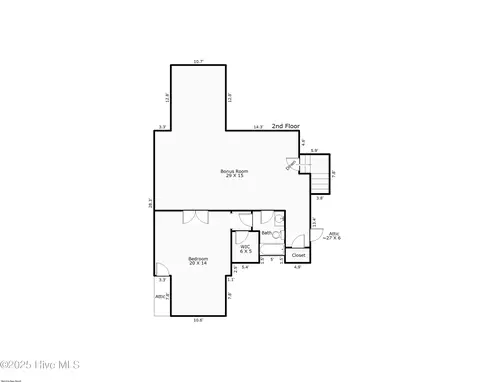 Floorplan - 596 Jackline Dr, Hampstead, NC 28443 photo 2 of 3
