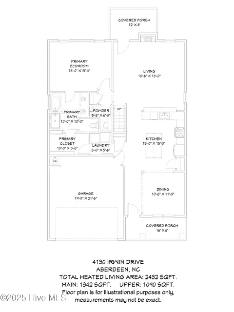Floorplan - 4130 Irwin Dr, Aberdeen, NC 28315 photo 2 of 2