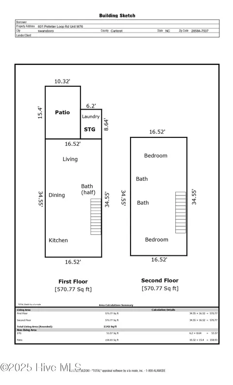 601 Pelletier Loop Rd #M76 SILVER CREEK TOWNHOMES, Peletier, NC 28584 photo 31