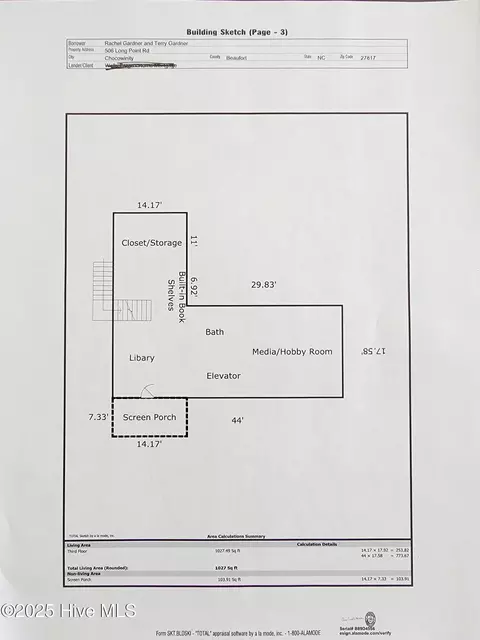 Floorplan - 506 Long Point Rd, Chocowinity, NC 27817 photo 3 of 3