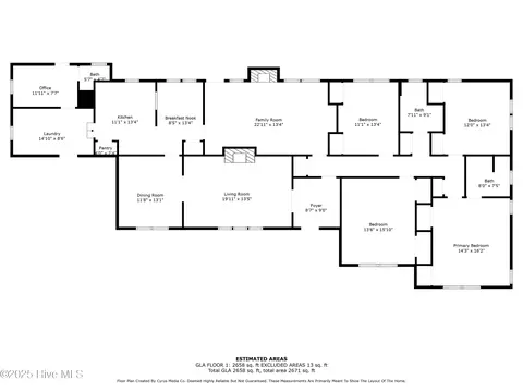 Floorplan - 405 E Westbrook St, Wallace, NC 28466 photo 2 of 2