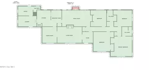 Floorplan - 405 E Westbrook St, Wallace, NC 28466 photo 1 of 2