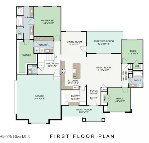 Floorplan - 445 Oldham Rd, West End, NC 27376 photo 2 of 5