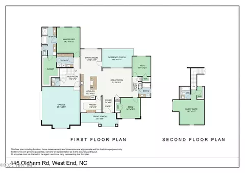 Floorplan - 445 Oldham Rd, West End, NC 27376 photo 1 of 5