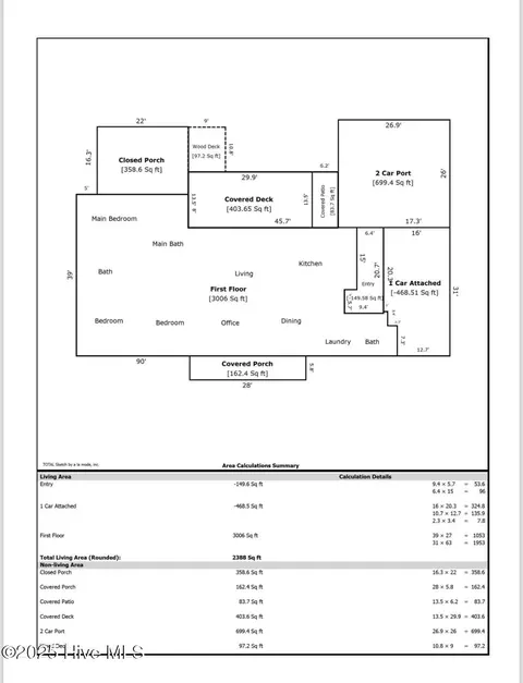 Floorplan - 10705 W Nc 55, Dover, NC 28526 photo 1 of 1