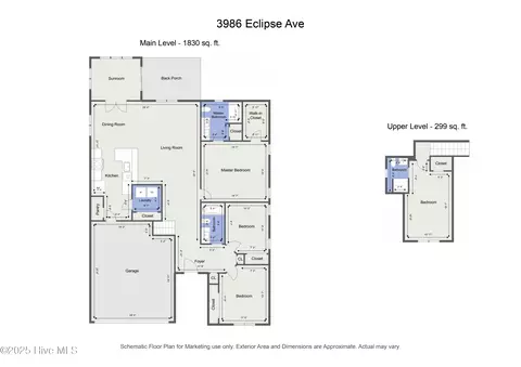 Floorplan - 3986 Eclipse Ave, Leland, NC 28451 photo 1 of 2