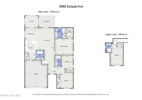 Floorplan - 3986 Eclipse Ave, Leland, NC 28451 photo 2 of 2