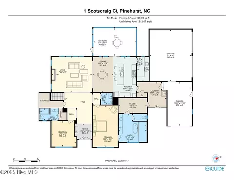 Floorplan - 1 Scotscraig Ct, Pinehurst, NC 28374 photo 1 of 3