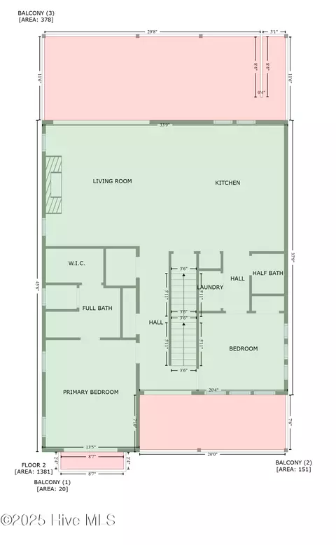 Floorplan - 402 17th St, Sunset Beach, NC 28468 photo 2 of 3