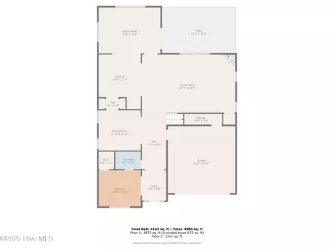 Floorplan - 107 Weir Dr, Hampstead, NC 28443 photo 2 of 3