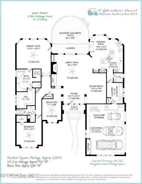 Floorplan - 18 Glenbarr Ct, Pinehurst, NC 28374 photo 1 of 1