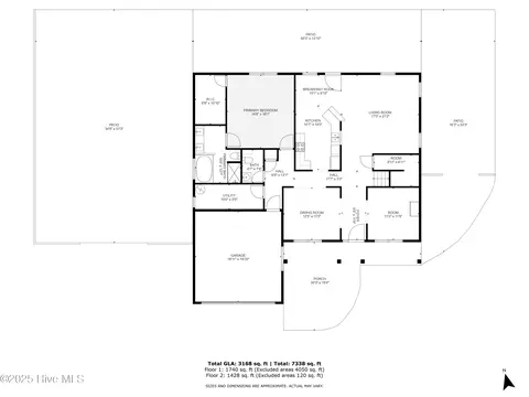 Floorplan - 725 W Baltimore Ave, Pinebluff, NC 28373 photo 2 of 3