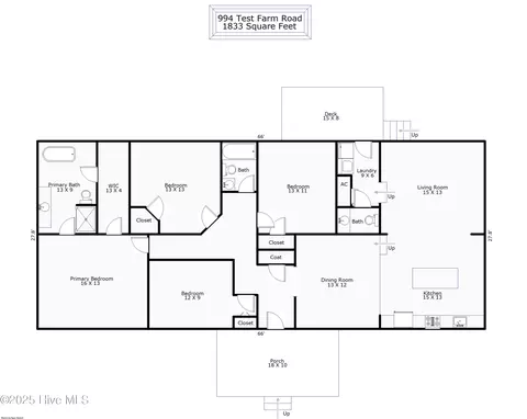 Floorplan - 994 Test Farm Rd, Wallace, NC 28466 photo 1 of 1