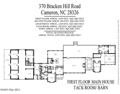 Floorplan - 370 Bracken Hill Rd, Cameron, NC 28326 photo 1 of 3