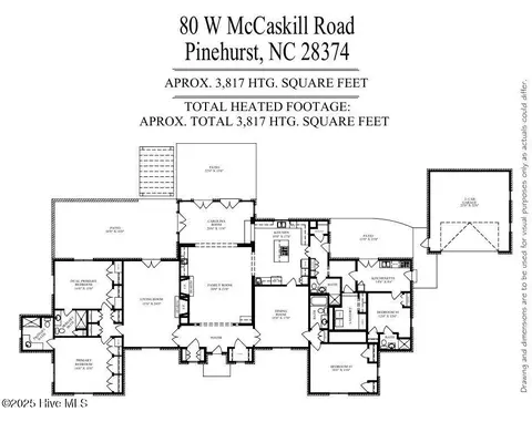 Floorplan - 80 Mccaskill Rd W, Pinehurst, NC 28374 photo 1 of 2