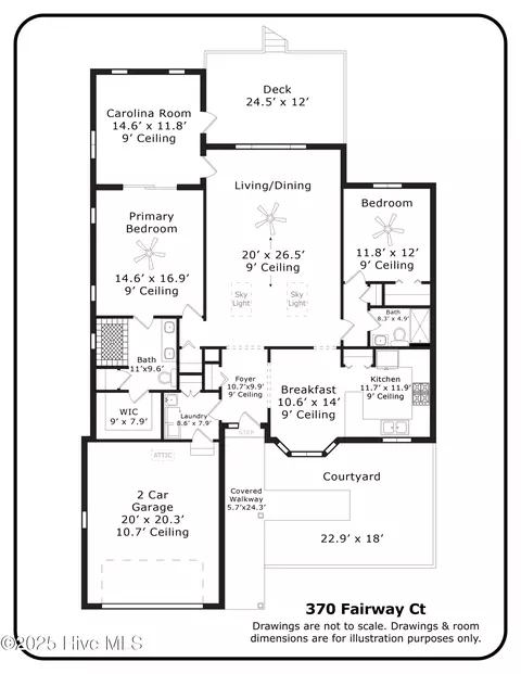 Floorplan - 370 Fairway Ct, Pinehurst, NC 28374 photo 1 of 2