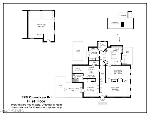 Floorplan - 185 Cherokee Rd, Pinehurst, NC 28374 photo 1 of 2