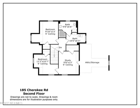Floorplan - 185 Cherokee Rd, Pinehurst, NC 28374 photo 2 of 2