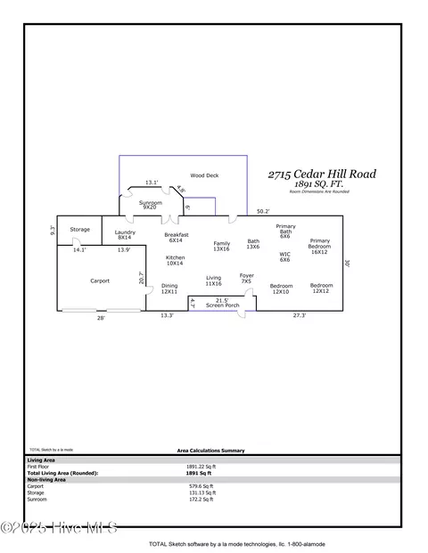 2715 Cedar Hill Rd, Navassa, NC 28451
