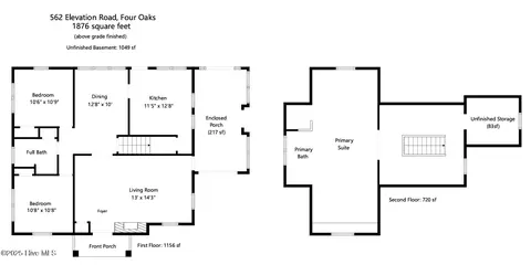 Floorplan - 562 Elevation Rd, Four Oaks, NC 27524 photo 1 of 1