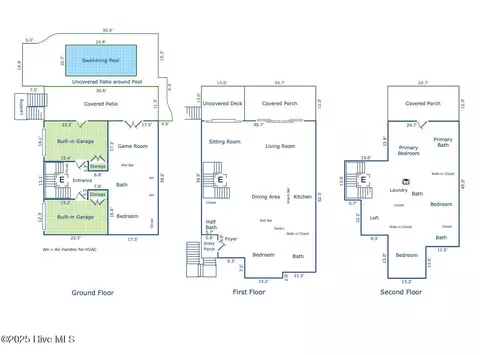 Floorplan - 227 Salter Path Rd, Pine Knoll Shores, NC 28512 photo 1 of 1