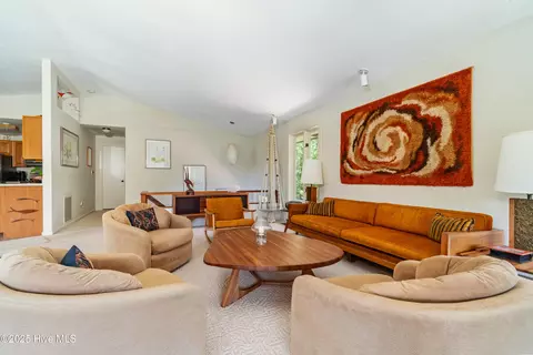Living - 160 Arborvitae Dr, Pine Knoll Shores, NC 28512 photo 4 of 5