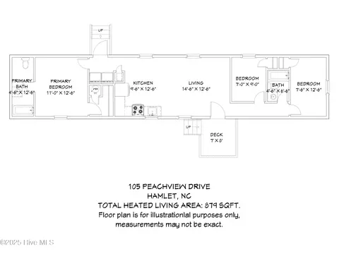 105 Peachview Dr, Hamlet, NC 28345