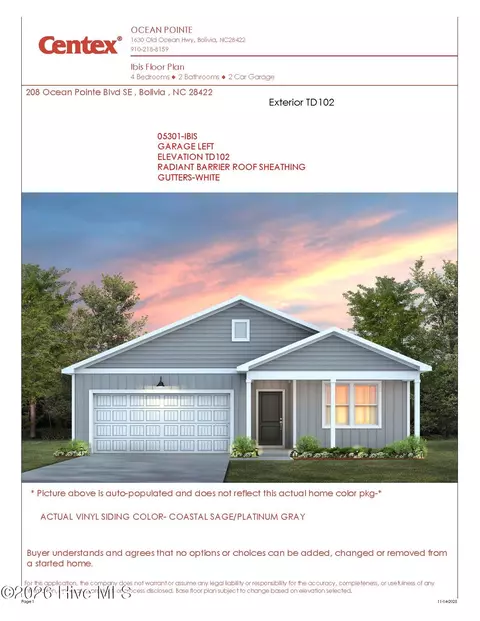 208 Ocean Pointe Blvd SE #5301, Bolivia, NC 28422