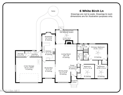 Floorplan - 6 White Birch Ln, Pinehurst, NC 28374 photo 1 of 1