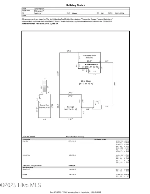 Floorplan - 3 Gingham Pl, Pinehurst, NC 28374 photo 2 of 2