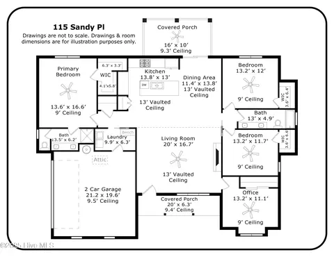 Floorplan - 115 Sandy Pl, Pinebluff, NC 28373 photo 1 of 1