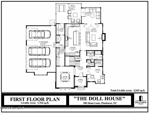 Floorplan - 300 Sloan Ln, Pinehurst, NC 28374 photo 3 of 4