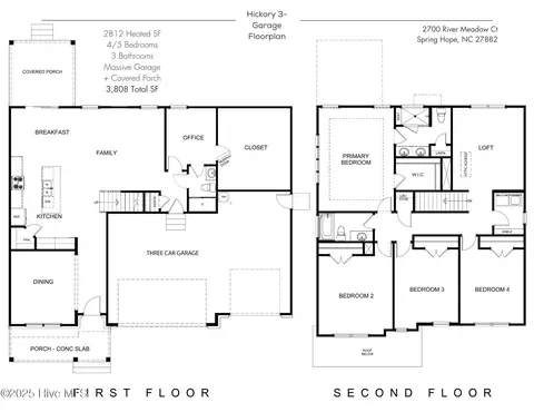 Floorplan - 2700 River Meadow Ct, Spring Hope, NC 27882 photo 1 of 1