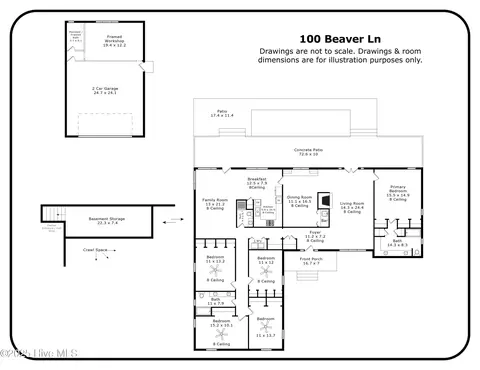 Floorplan - 100 Beaver Ln, Pinehurst, NC 28374 photo 2 of 2