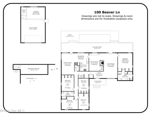 Floorplan - 100 Beaver Ln, Pinehurst, NC 28374 photo 1 of 2