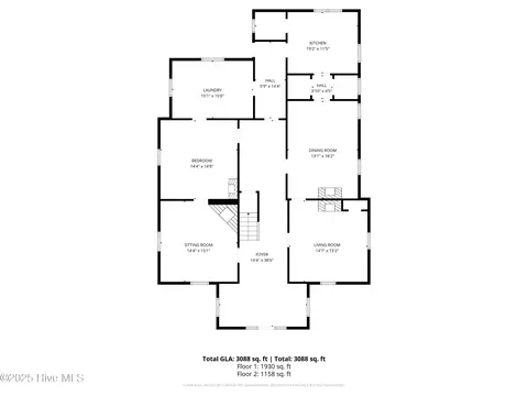 Floorplan - 609 E Main St, Washington, NC 27889 photo 2 of 5