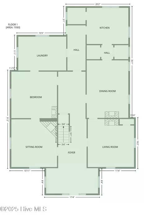 Floorplan - 609 E Main St, Washington, NC 27889 photo 5 of 5