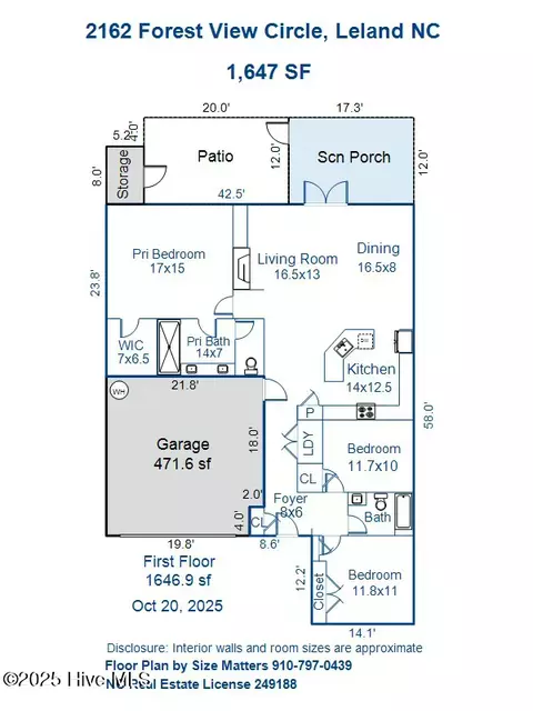 2162 Forest View Cir, Leland, NC 28451