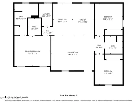 1499 Alta Vista Ln, Graham, NC 27253