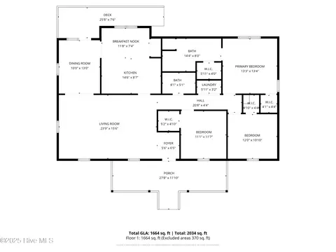 Floorplan - 217 Beech St, Hamlet, NC 28345 photo 1 of 2