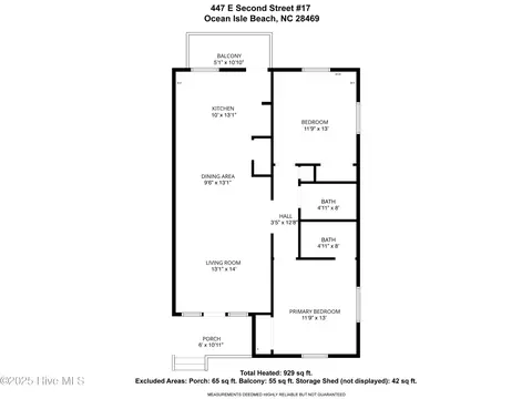 Floorplan - 447 E 2nd St #E17, Ocean Isle Beach, NC 28469 photo 1 of 1