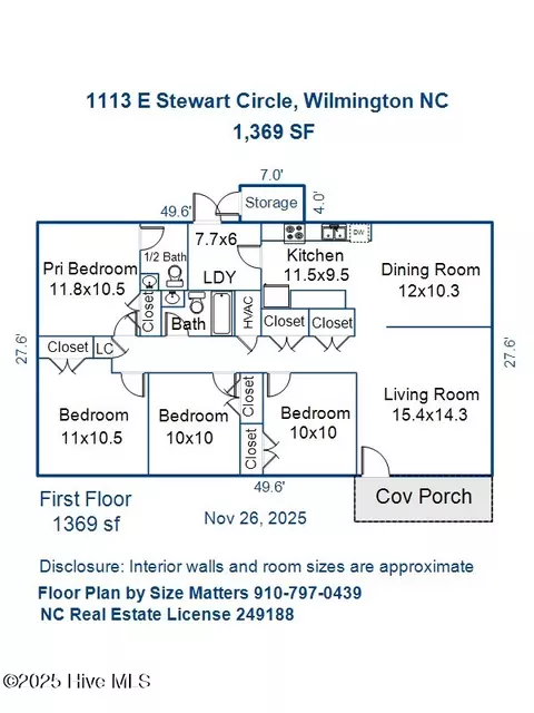 1113 E Stewart Cir, Wilmington, NC 28405