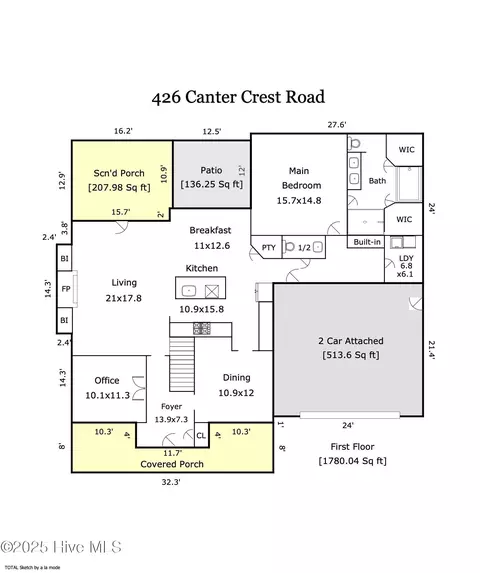 Floorplan - 426 Canter Crest Rd, Hampstead, NC 28443 photo 1 of 2