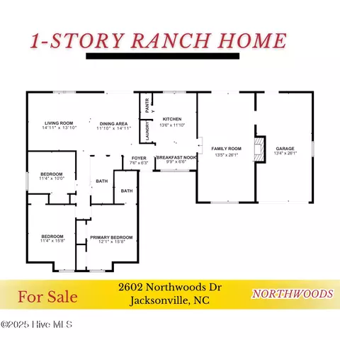 2602 Northwoods Dr, Jacksonville, NC 28540