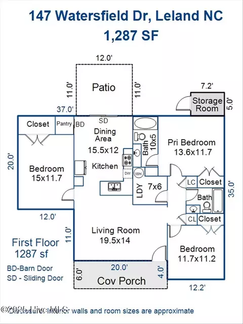 147 Watersfield Rd, Leland, NC 28451