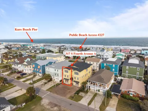 317 S Fourth Ave #A, Kure Beach, NC 28449