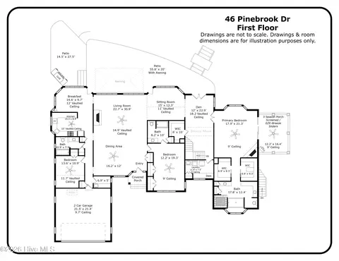 Floorplan - 46 Pinebrook Dr, Pinehurst, NC 28374 photo 1 of 6